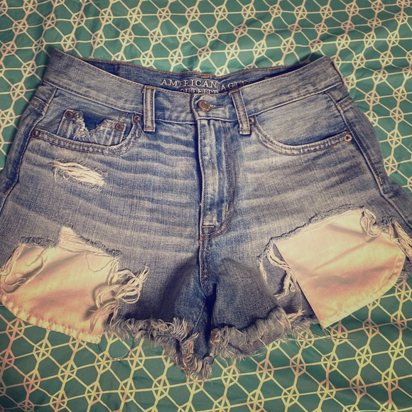 American Eagle distress shorts sz 4 - Picture 1 of 6